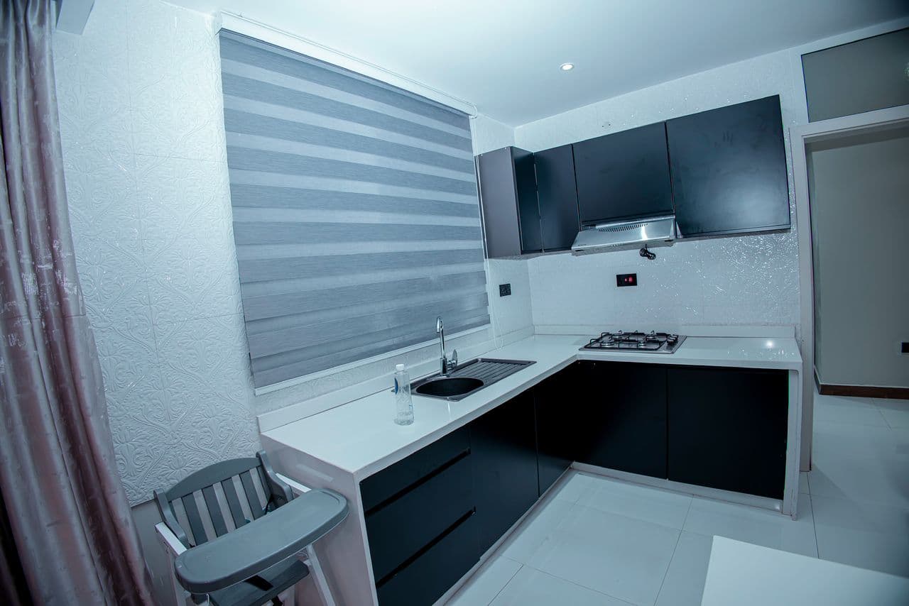 Fully fitted modern kitchen