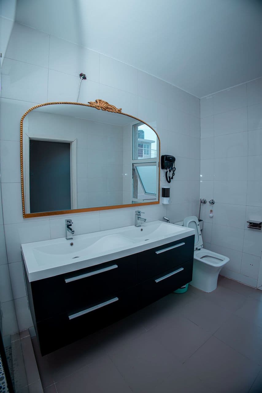 Spacious family bathroom