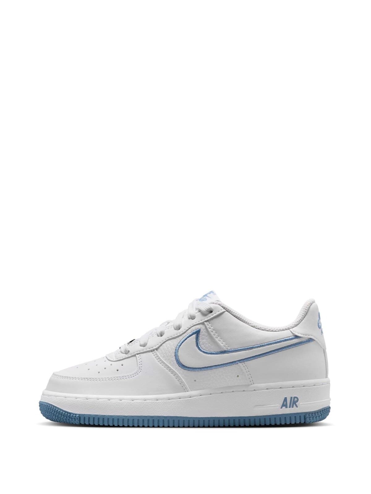 Nike Air Force 1 Trainers - White/Blue 2