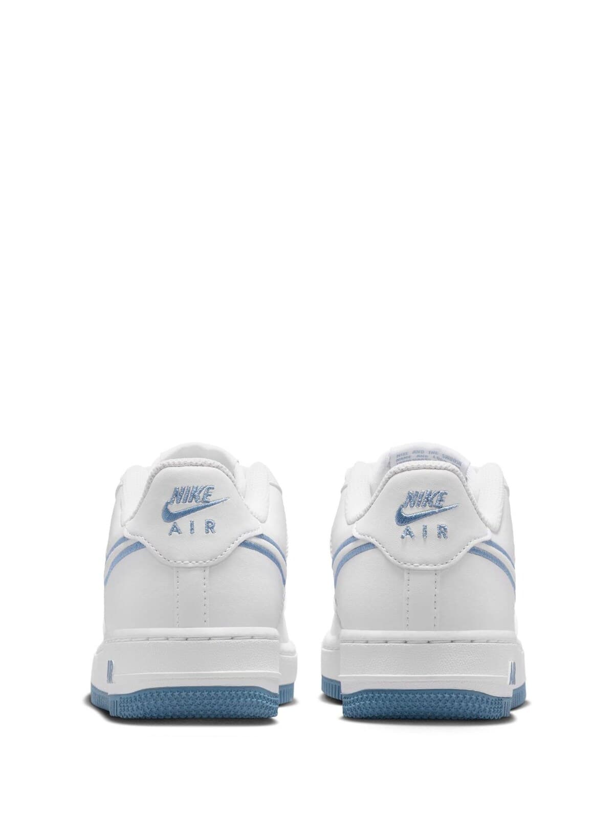 Nike Air Force 1 Trainers - White/Blue 4